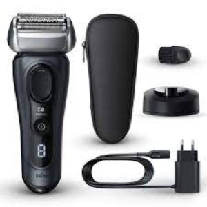 BRAUN SHAVER WET AND DRY WITH STAND 8513s