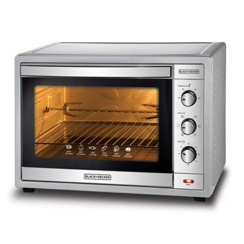 BLACK AND DECKER ELECTRIC OVEN CONVECTION-ROTISSERIE 62L SILVER TRO62RDG-B5