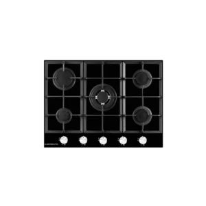 CAMPOMATIC BUILT IN HOB 70CM BLACK GLASS SAFETY CM75BGCIS