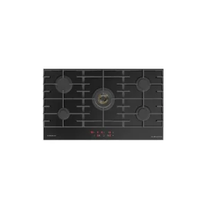 CAMPOMATIC BUILT IN HOB 90CM BLACK GLASS SAFETY BRASS C95TCB