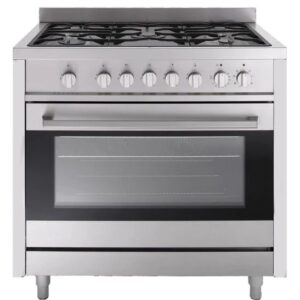 CAMPOMATIC COOKER 5 BURNERS SILVER WIDE C965XRS