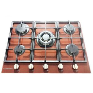 CAMPOMATIC BUILT IN HOB 70CM BROWN GLASS CM75BRCI