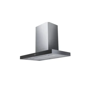 CAMPOMATIC CHIMNEY HOOD 90CM SILVER GLASS K90TD