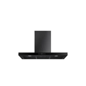 CAMPOMATIC CHIMNEY HOOD 90CM BLACK GLASS K90TDBL