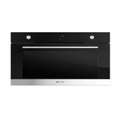 FLORA BUILT IN OVEN 90CM BLACK GLASS CONVECTION ELECTRIC FLBO12-GGTF-912BG