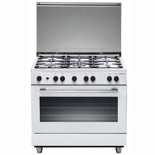 FRANCE COOKER 5 BURNERS WHITE WIDE 9650ZWCIFSF