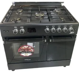 GENERALGOLD 5200 COOKER 5 BURNERS BLACK COPPER CONVECTION DIGITAL