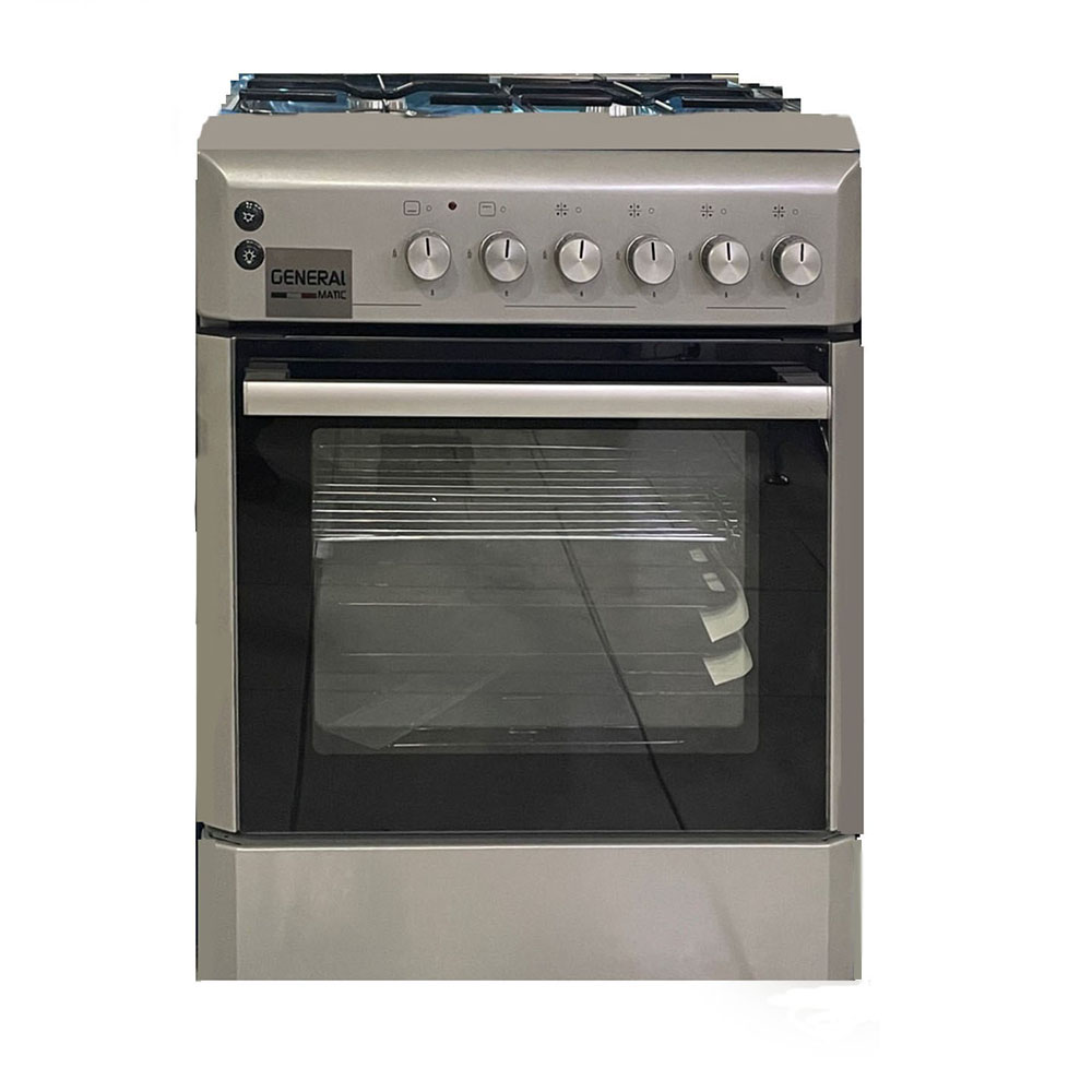 GENERAL MATIC COOKER 4 BURNERS INOX LF60GG40