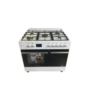 GENERALGOLD COOKER 5 BURNERS WHITE BRASS SC9100W