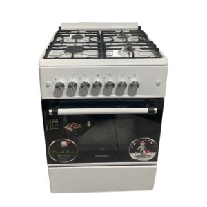 GENERAL MATIC COOKER 4 BURNERS WHITE FONT GE-64-64WH