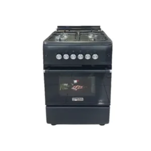 GENERAL MATIC COOKER 4 BURNERS BLACK 50CM GE-50-55BL