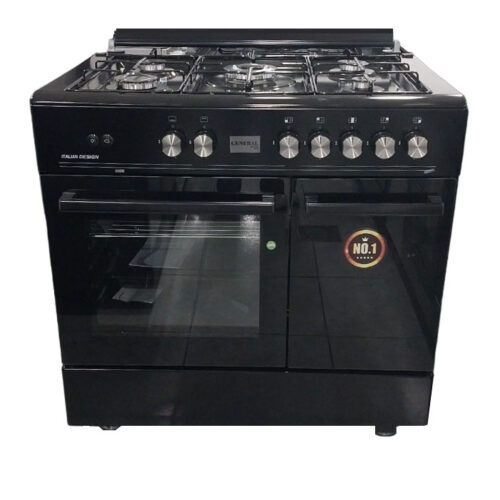 GENERAL MATIC COOKER 5 BURNERS BLACK IRON MEGA696BLIRON