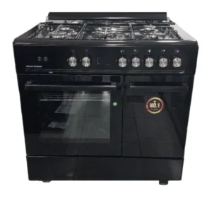 GENERALNAF COOKER 5 BURNERS BLACK GN95BL