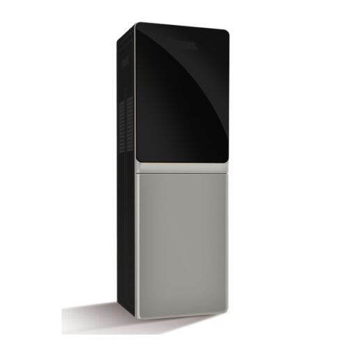 GENERALNAF WATER DISPENSER BLACK AND SILVER WITH CABINET WD34SL