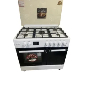 GENERALGOLD 5000 COOKER 5 BURNERS WHITE digital CONVECTION
