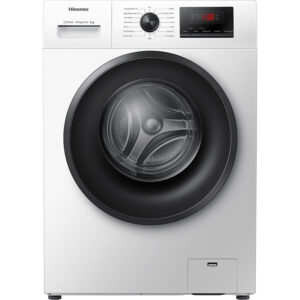 HISENSE WASHING MACHINE FRONT LOAD 8KG 1200RPM WHITE WFPV8012EM