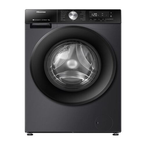 HISENSE WASHING MACHINE FRONT LOAD 9KG 1400RPM SILVER WF3S9043BWBT