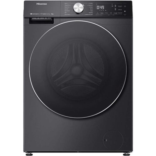 HISENSE WASHING MACHINE FRONT LOAD WITH DRYER 12KG-8KG BLACK WD5S1245BB