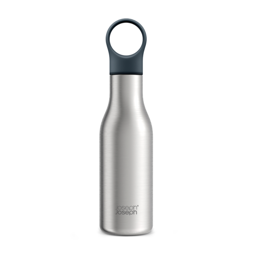 JOSEPH JOSEPH insulated water bottle silver JJ81121