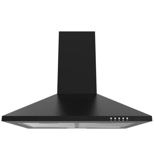 KROLS CHIMNEY HOOD 75CM BLACK H700BB