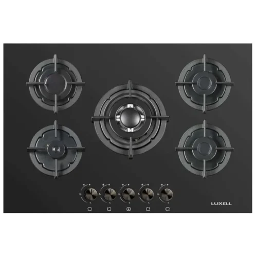 LUXELLGAS BUILT IN HOB 90CM BLACK GLASS C9-50BT