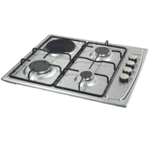 LUXELL BUILT IN HOB 60CM SILVER 1 ELECTRIC LX-412