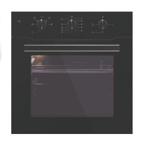 LUXELL BUILT IN OVEN 60CM PLATINUM BLACK A6GGFPLA-PB
