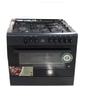 LUXELL COOKER 5 BURNERS BLACK WIDE LF696GG50FBLWIDE