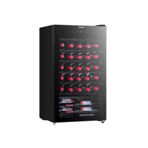 midea TABLE VERTICAL BOTTLE COOLER 91L BLACK MDRW150FGG22