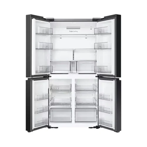SAMSUNG REFRIGERATOR 4 DOORS BLACK RF65DB90B022 - Image 2