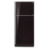 SHARP REFRIGERATOR TOP MOUNT BLACK GLASS NF 642L SJ-GP75DBK
