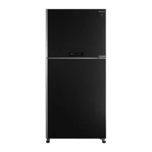 SHARP REFRIGERATOR TOP MOUNT BLACK GLASS 538L SJ-PV69DBK