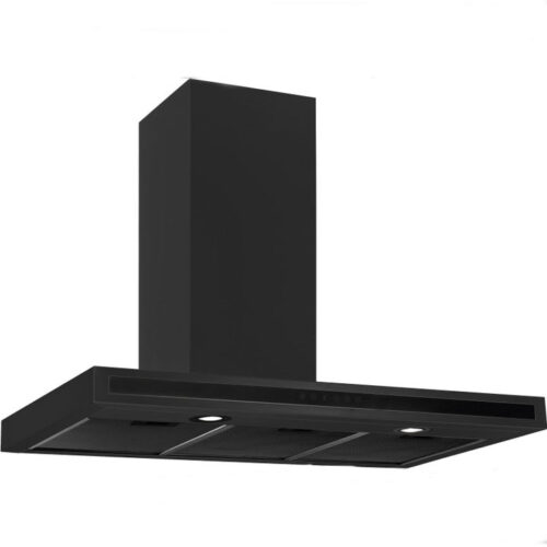 SILVERLINE CHIMNEY HOOD 90CM BLACK 3173-Bl-90