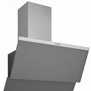 SILVERLINE CHIMNEY HOOD 60CM SILVER GLASS 3420-60-GREY
