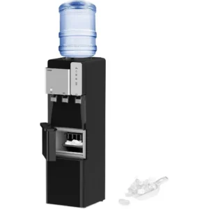 Super Chef BYCZ565 Top Load Water Dispenser With Ice Maker Black