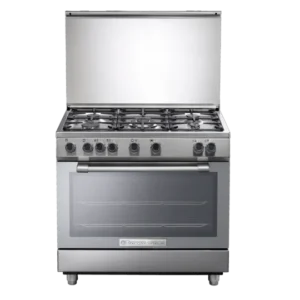 TECNOGAS COOKER 5 BURNERS SILVER BRASS  N3965GX