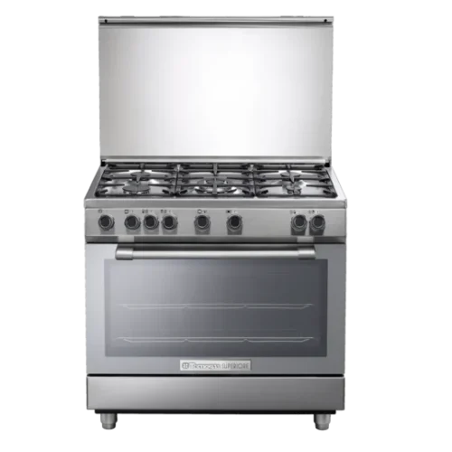 TECNOGAS COOKER 5 BURNERS SILVER BRASS  N3965GX