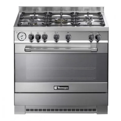 TECNOGAS COOKER 5 BURNERS SILVER WIDE CONVECTION P1X9PG5VC