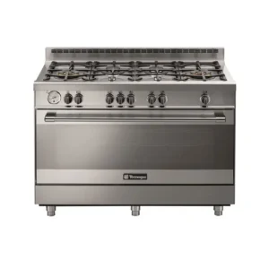TECNOGAS COOKER 6 BURNERS 120CM SILVER WIDE BRASS PS1X12G6VC