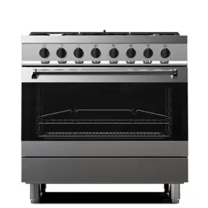 TECNOGAS COOKER 5 BURNERS SILVER WIDE CONVECTION SAFETY TCN296G5X