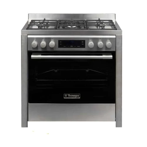 TECNOGAS COOKER 5 BURNERS SILVER WIDE DIGITAL CONVECTION TCUS96GG5X