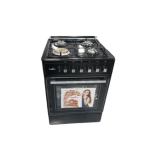 UNIONGAS COOKER 4 BURNERS BLACK BRASS LF60GG40BLF