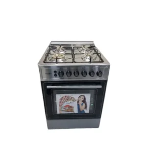 UNIONGAS COOKER 4 BURNERS SILVER BRASS LF60GG40SF