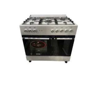 GENERAL MATIC COOKER 5 BURNERS WHITE FONT GE-555-YK-WH