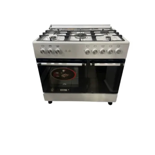 GENERAL MATIC COOKER 5 BURNERS WHITE FONT GE-555-YK-WH