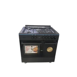 ITALYGAS COOKER 5 BURNERS BLACK IGGN-95BL