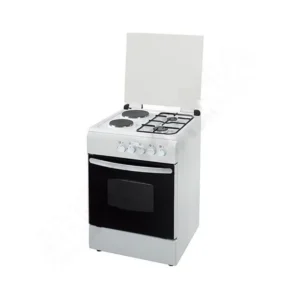 LUXELL COOKER 2 GAS-2 ELECTRIC BURNERS WHITE 60-GG22