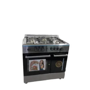 LUXELL COOKER 5 BURNERS BRASS SILVER GN-97INOX