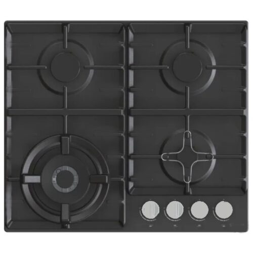 SUPER BLUEGAS BUILT IN HOB 60CM BLACK SAFETY LH580B