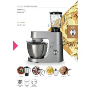 KENWOOD STAND MIXER + GLASS BLENDER KM12KHH01.120SI00R